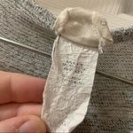 Caution to the Wind  Grey Knit 3/4 Sleeve Blouse L Photo 2