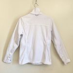 Columbia White Fleece Full Zip Long Sleeves Jacket Medium Photo 7