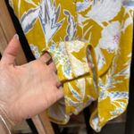 Free People Floral Ribbed Bodysuit plunge vneck sleeveless tank open back sexy Photo 7