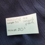 Style & Co . Navy Boho Maxi Dress with Eyelet Lace Accents and Tassel Size Large Photo 7