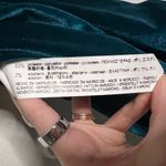 ZARA  Teal Velvet Sleeveless Tank Bodysuit Small Photo 7