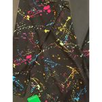 Tipsy Elves  Women Leggings Size Medium Paint Splatter Leggings 90s Novelty Photo 1