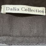 Dalia Collection Black Midi Skirt Zipper In Back 97% Cotton And 3% Spand… Photo 6