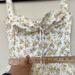 House Of CB  XS D-DD ‘Rosalee’ White Vintage Floral Print Cotton Bustier Sundress Photo 14