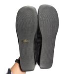 Vtg 1990s Newport News Black Suede Square Toe Elastic Strap Mary Jane Flats 10 W Photo 6