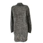 Long Sleeve Open Cardigan Gray Black Womens Size Small Photo 2