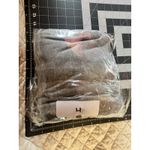 Athleta  V Neck Sweatshirt Hooded Dress Size M Gray Color Long Sleeve EUC Photo 8