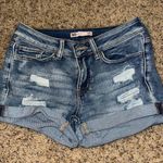 SO Light Washed Ripped Jean Shorts Photo 0