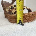 UGG  Calf Hair Leopard/Cheetah Jazmine Sandal Wedge Espidrille Heels Photo 10