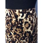 Merona Animal Print Stretch A Line Skirt Womens Size 10 VNC Lined Photo 2