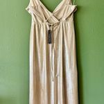 Yumi Kim  Women’s Keira Dress Metallic Champagne Photo 3