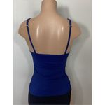 Bleu Rod Beattie New. v-neck navy tankini top. Size 6. Retails $91 Photo 4