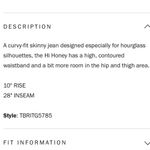 joe's jeans NWT Joe’s Jeans The Hi Honey Mid-Rise Skinny Ankle Dark Wash Women’s 27 $168 Photo 4