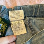 Hammerschmid 90s vintage denim midi skirt embroidered flowers pewter buttons 1X Blue Size undefined Photo 6