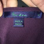 Knit Boden jeweled waistband jewel tone royalcore top Purple Size 12 Photo 2