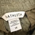 Athleta Voyager Green Linen Pants Pockets Women’s Size 14 Photo 6