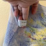 metropolitan museum art scarf Silk Claude Monet Palm Trees Bordighera Art Wear Blue Photo 3