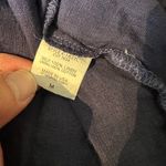 Krisa ‎ Revolve Blue 100 %Linen Sleeveless Mini Raw Hem Dress Lightweight Medium Photo 5