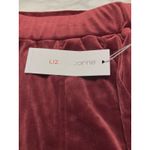 Liz Claiborne Women’s Burgundy Velvet Pants Size Medium NWT Photo 3