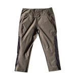 Nike  Dark Green and Black Cropped Leggings Photo 5