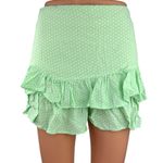 ZARA  polka dot ruffle mini skort small Photo 0