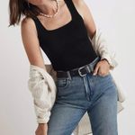 Madewell rib squareneck sweater tank Photo 0