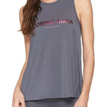 Spiritual Gangster  Gray Cosmic Aura‎ Tie Back Tank Top Size XS Photo 0