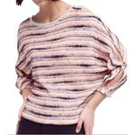 Anthropologie Postmark Malu Striped Sweater medium Multi color space dye Photo 1