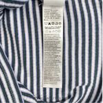 Levi's Women's Short Sleeve Britt Snap Front Ribbed Top Sz Medium, Green Photo 5