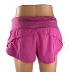 Lululemon Speed Up Women's Pink High Waist Yoga Athletic Running Shorts Size 6 Photo 2