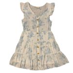 Altar'd State | White Floral Engagement Bachelorette Dress Lined Size Medium Photo 8