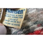 VTG HANSEN knitting mill BERET fair Isle ski women made in USA NOS WOOL cap Photo 3