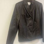 East 5th Women's Black Genuine 100 %Leather Jacket - Size M Perfect For Fall Photo 2