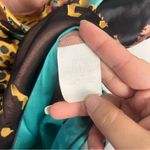 Hale Bob Vintage Y2K cowl neck silk  top with tie at hip size small Photo 4