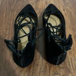 Nine West Suede Lace up Flats Photo 1