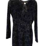 Lulus  Lace Dark Academia Goth Sexy Bodycon Mini Dress Black Size Medium Photo 0