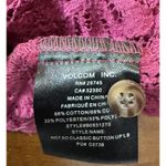 Volcom  Womens XS Burgundy Button Up Blouse Top Lace Preppy Boho Going Out Travel Photo 6