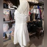 Speechless  white short dress lotus front design 🪷 sexy back sleeveless NWT Photo 1