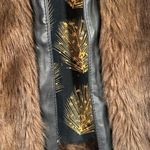 Sanctuary Brown Faux Fur Sleeveless Opened Front Vest Women SZ S Photo 2