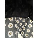 Cotton Express  Women Top L Daisy Floral‎ Cutout Bodice Side Zip Boho Cottagecore Photo 9