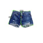 American Eagle  Outfitters Distressed Cuffed Jean Shorts size 4 Photo 6