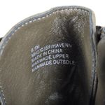 MIA  Womens Olive Green Perforated‎ Lace Up Ankle Boots Lug Heel Side Zip 6.5 NEW Photo 7