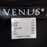 Venus  Black Tiered Boho Maxi Dress Size 4 Black Embroidered Beaded Boho Dress Photo 6