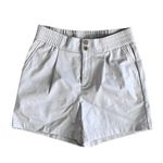Karl Lagerfeld Karl Lagerfield Faux Leather Biege Shorts Photo 0