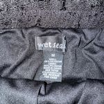 Wet Seal Vintage Y2K 2000s Sparkly Ruffle Black Mini Skirt - Medium Photo 1