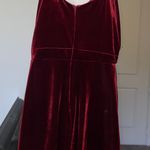 Ali & Jay Red Velvet Dress Photo 2