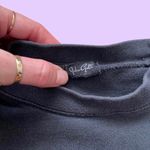 Brandy Melville John Galt dark gray ‘club inferno’ long sleeve crop top Photo 2