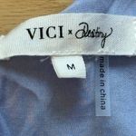 Elegant baby‎ blue Tiered Maxi Dress Pink Size M Photo 5