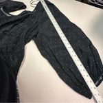 A New Day Black Long Sleeve Dress with White Dots Photo 6