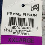 Style & Co  JP Sapphire Top [XXL Women's] Blue Pullover Tunic Long Sleeve NWT‎ Photo 2